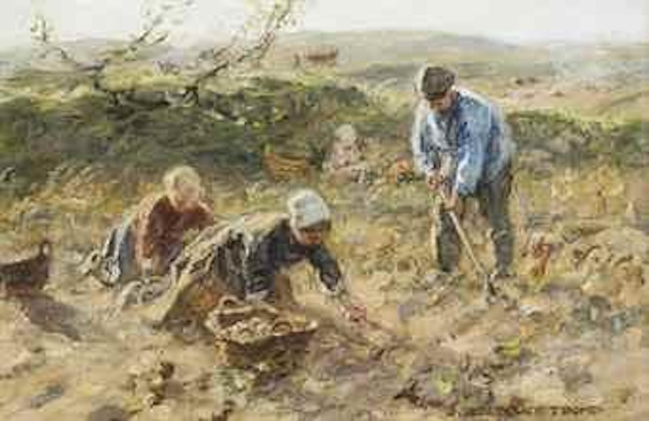 The potato gatherers by Jan Zoetelief Tromp