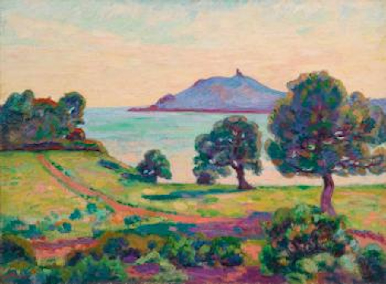Agay, Le Ch Teau Et Le Sémaphore by Armand Guillaumin