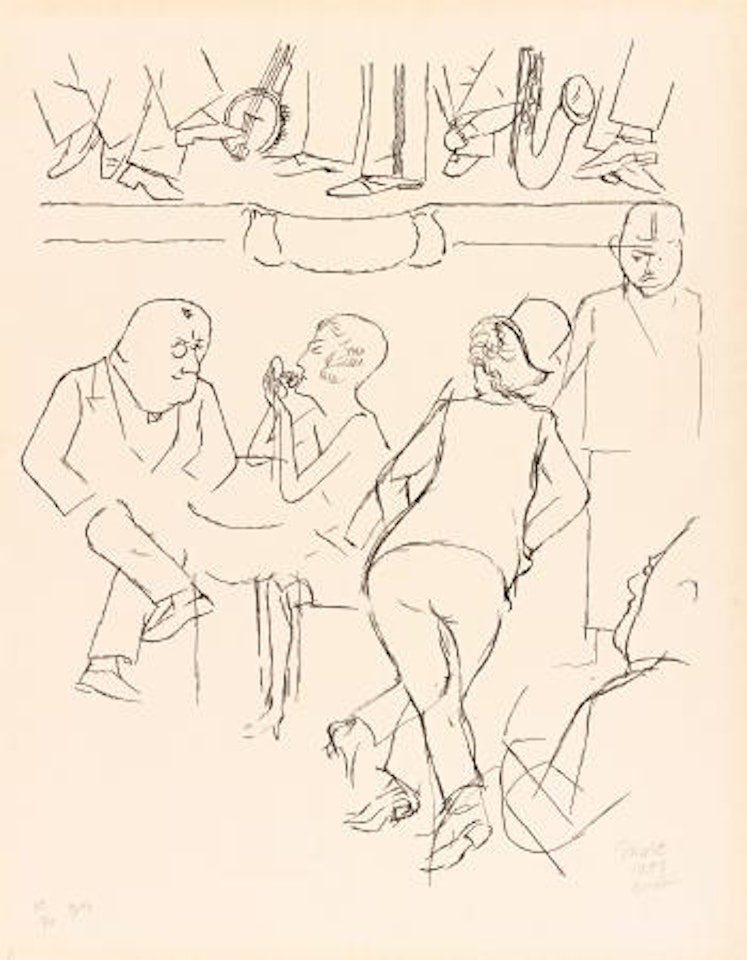Tanzlokal, Berlin by George Grosz