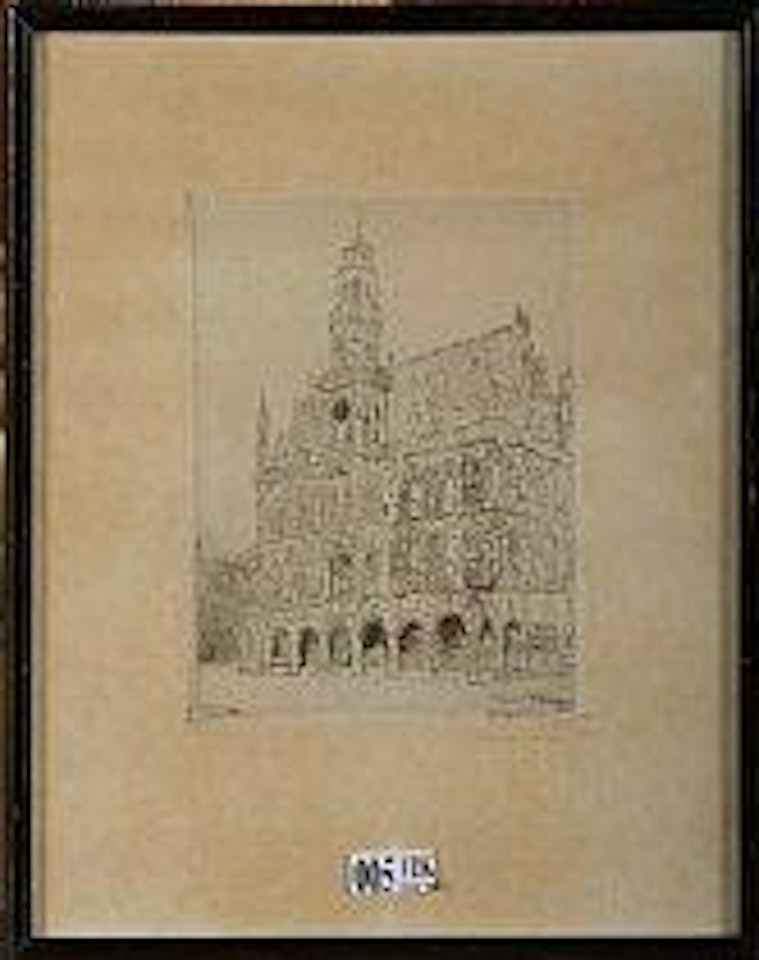 L’Hôtel de Ville d’Audenaerde by James Ensor