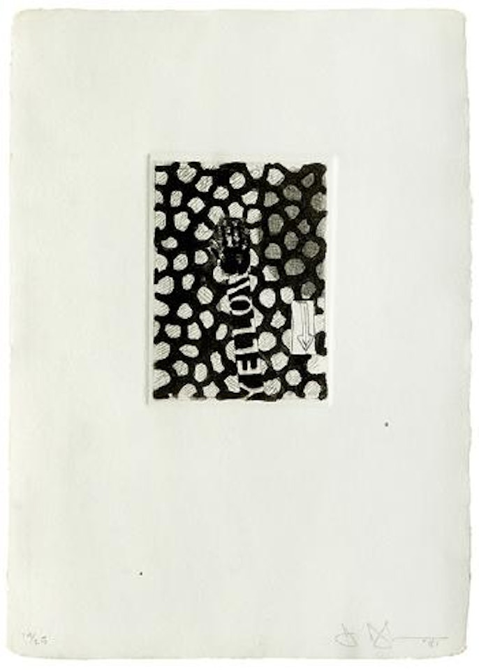 Untitled (Yellow) by Jasper Johns