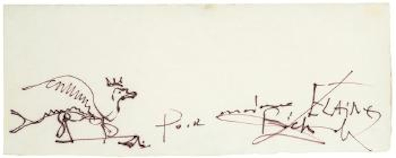 Small winged figure by Salvador Dali
