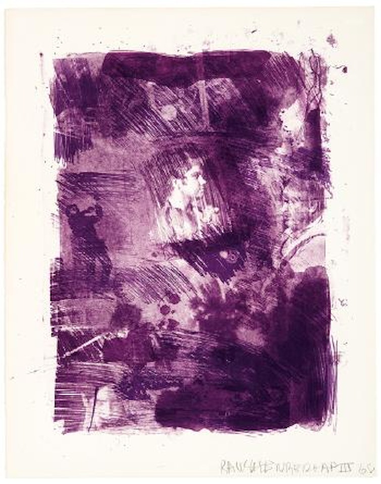 Flower Re-Run (from Reels B+C) by Robert Rauschenberg