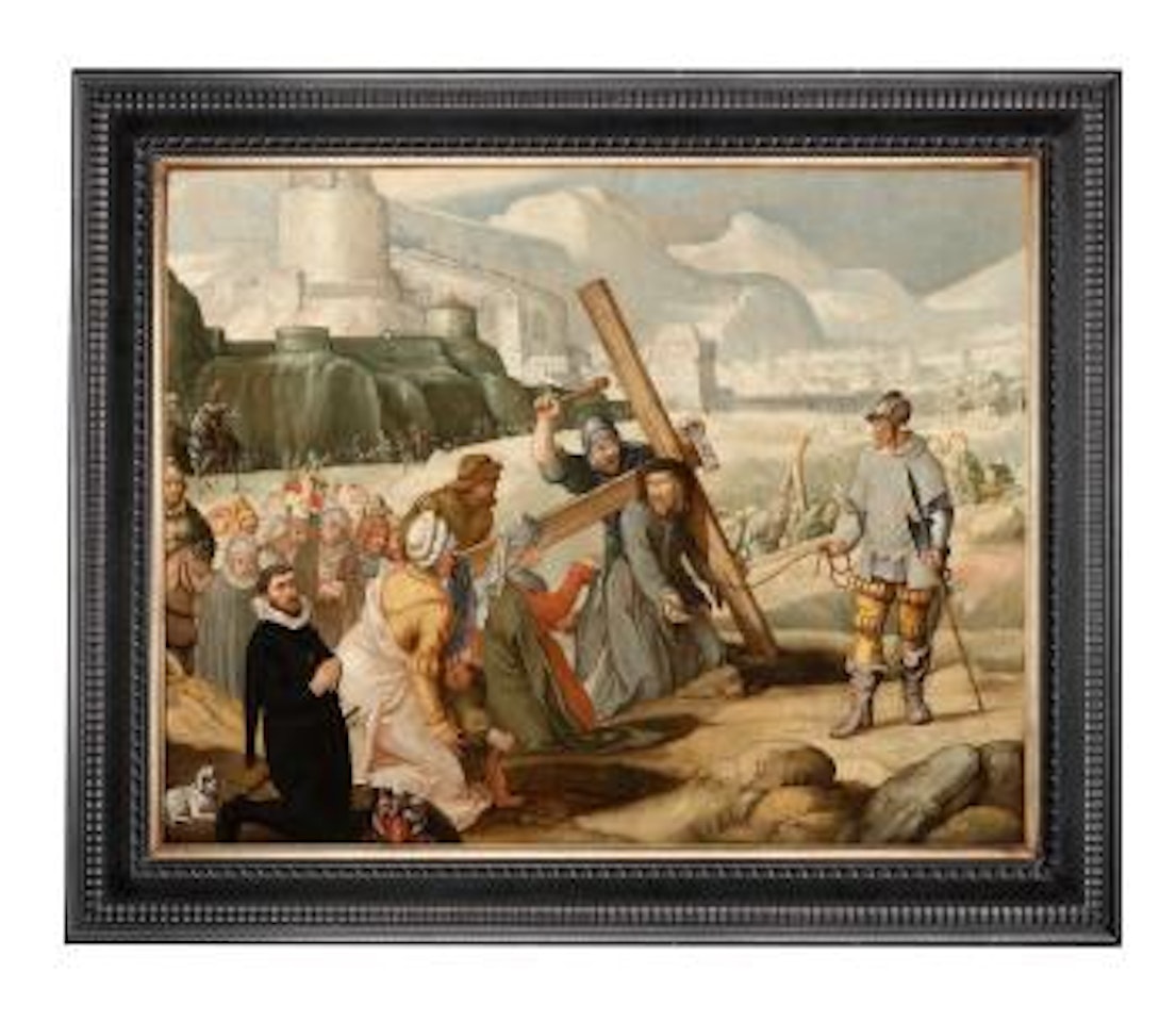 Crucifixion scene by Dutch School