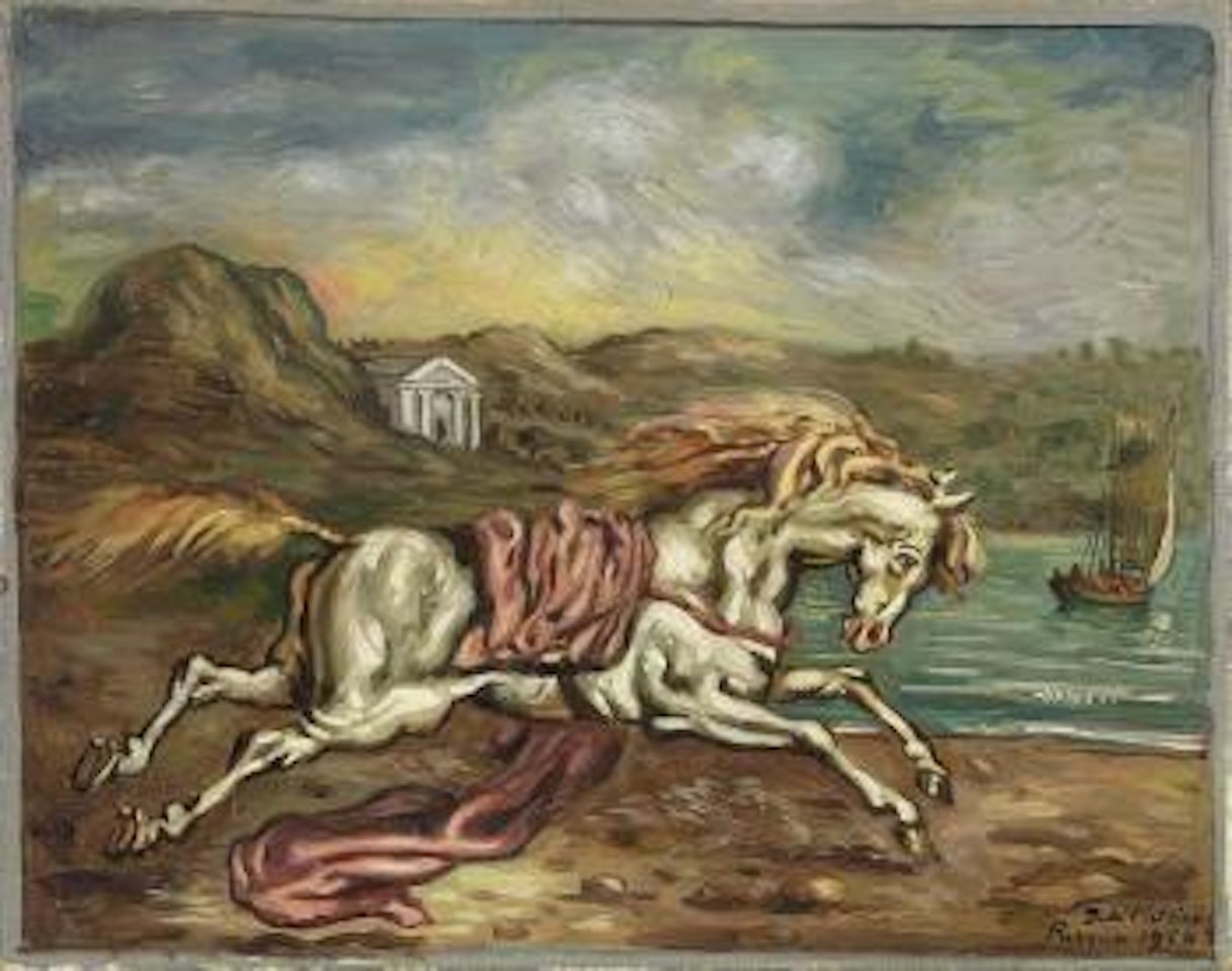 Cavallo fuggente by Giorgio de Chirico