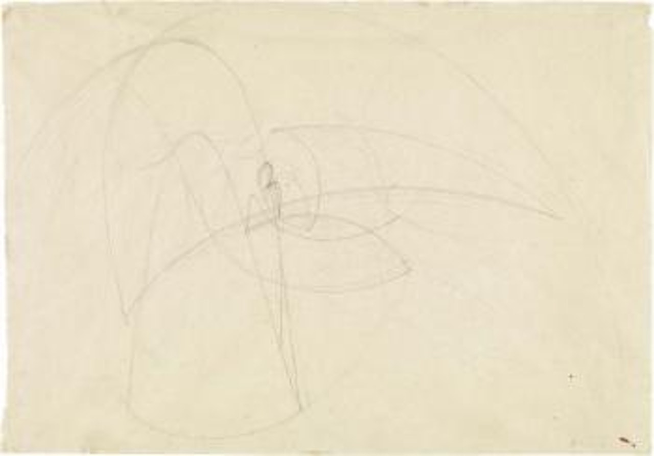 Donna seduta + spazio by Giacomo Balla
