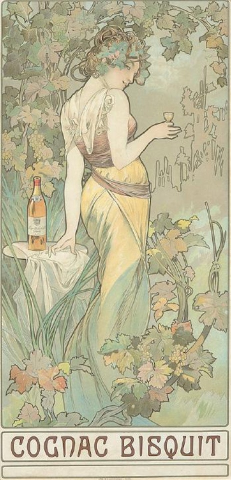 Cognac Bisquit by Alphonse Mucha