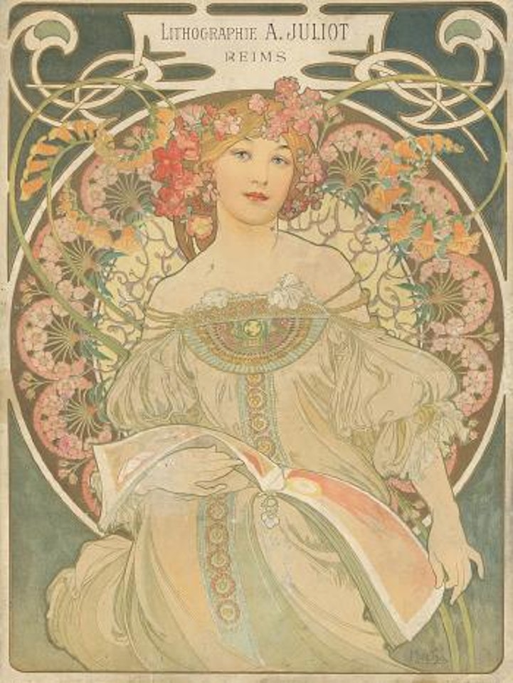 Reverie by Alphonse Mucha