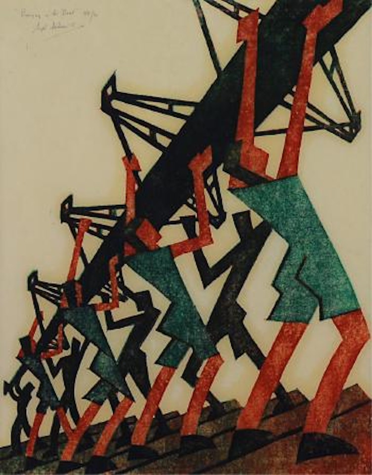 Bringing In The Boat by Sybil Andrews