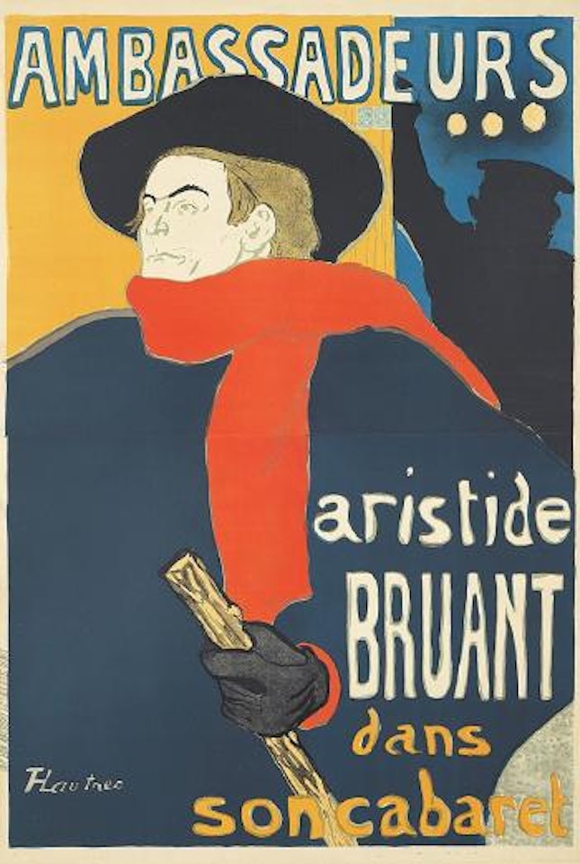 Ambassadeurs / Aristide Bruant by Henri de Toulouse-Lautrec
