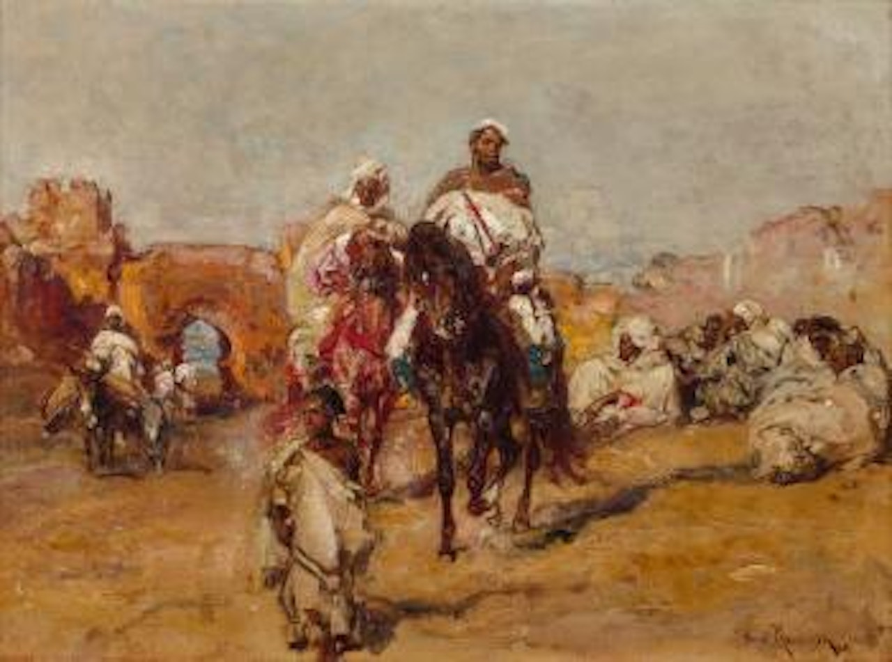Bab Berdaïn, Meknès by Henri Émilien Rousseau