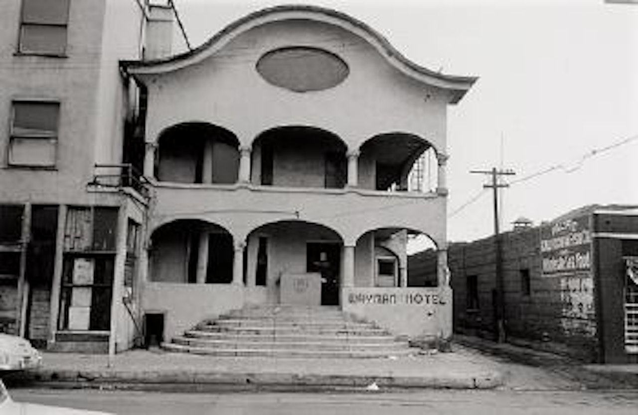 Street View with Wayman Hotel, California by Robert Frank