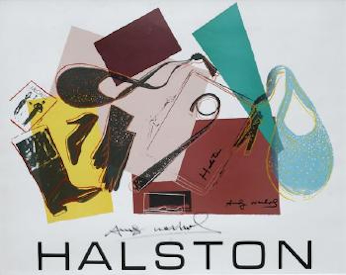 Halston advertising campaign by Andy Warhol