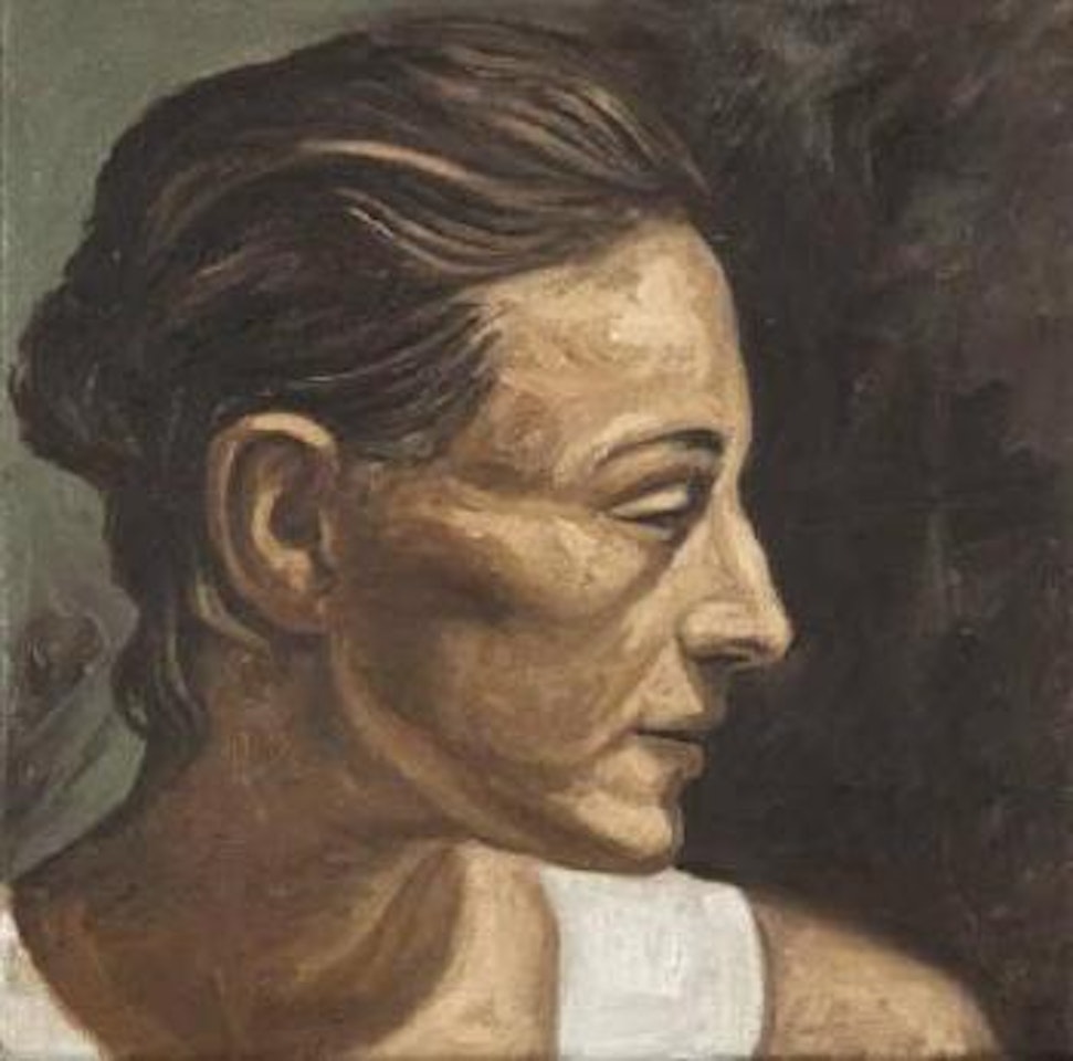 Woman in profile by Lionel Smit