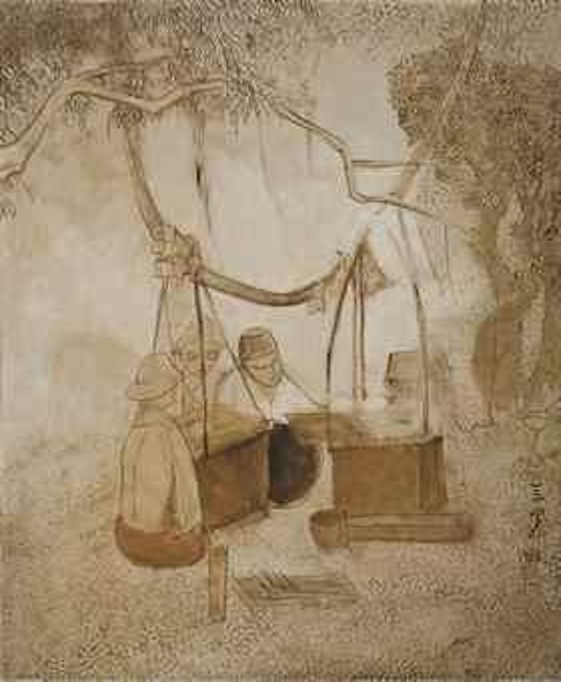 Satay Sellers by Cheong Soo Pieng