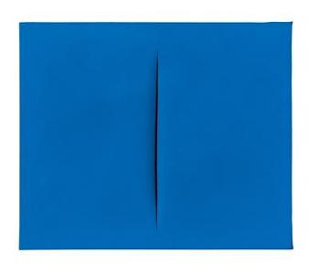 Concetto Spaziale, Attesa by Lucio Fontana