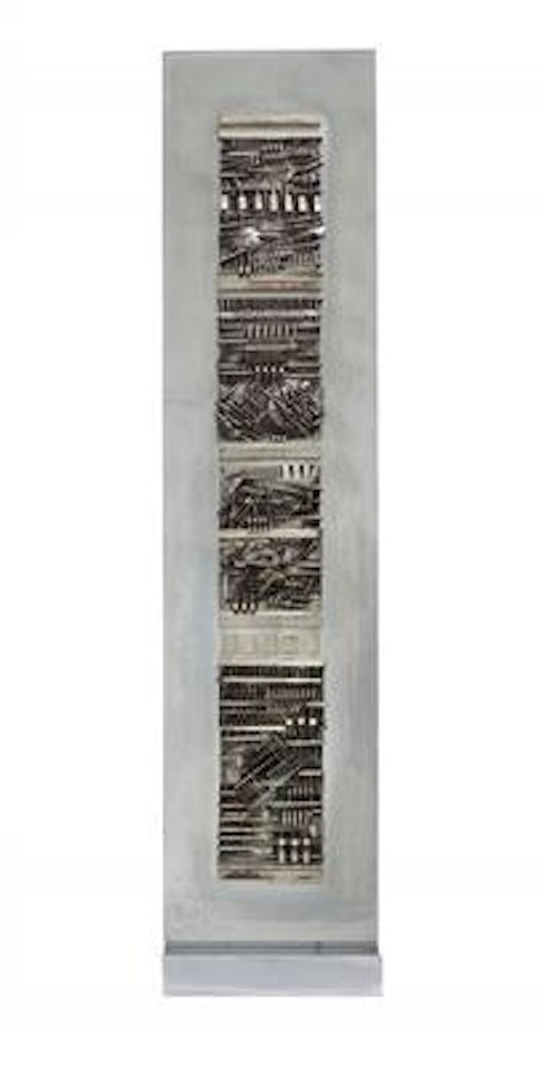 Bassorilievo a colonna by Arnaldo Pomodoro
