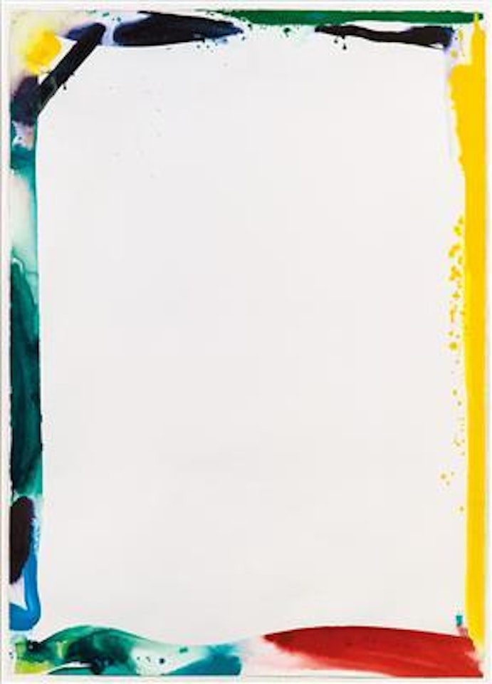 Untitled (Edge Painting) by Sam Francis