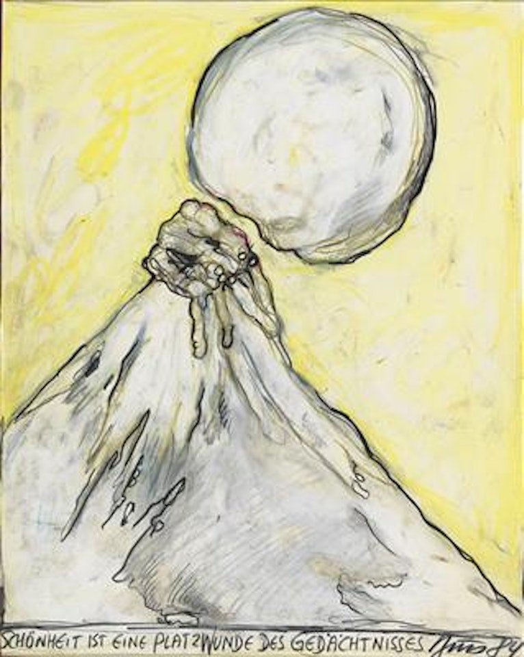 Sch�nheit ist eine Platzwunde des Ged�chtnisses by Gunter Brus