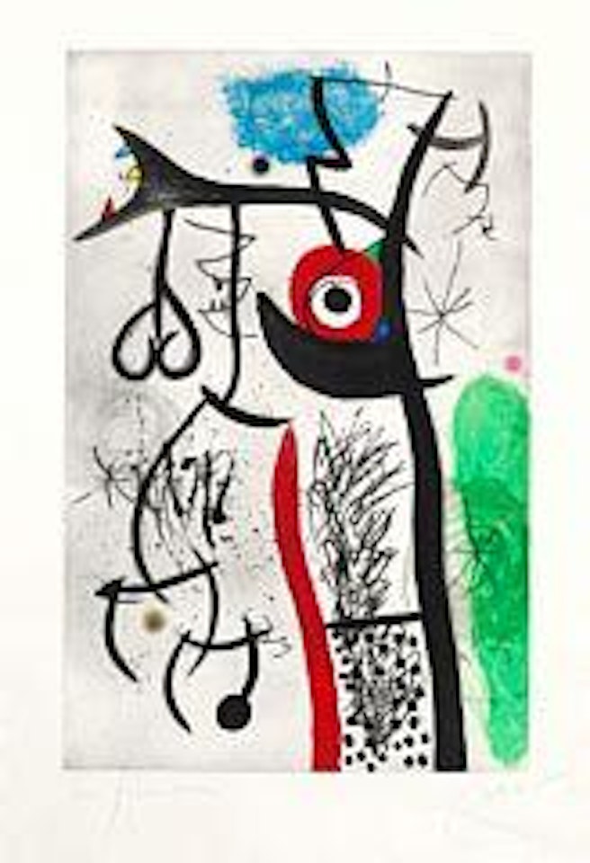 L'étrangle, 1974 by Joan Miró