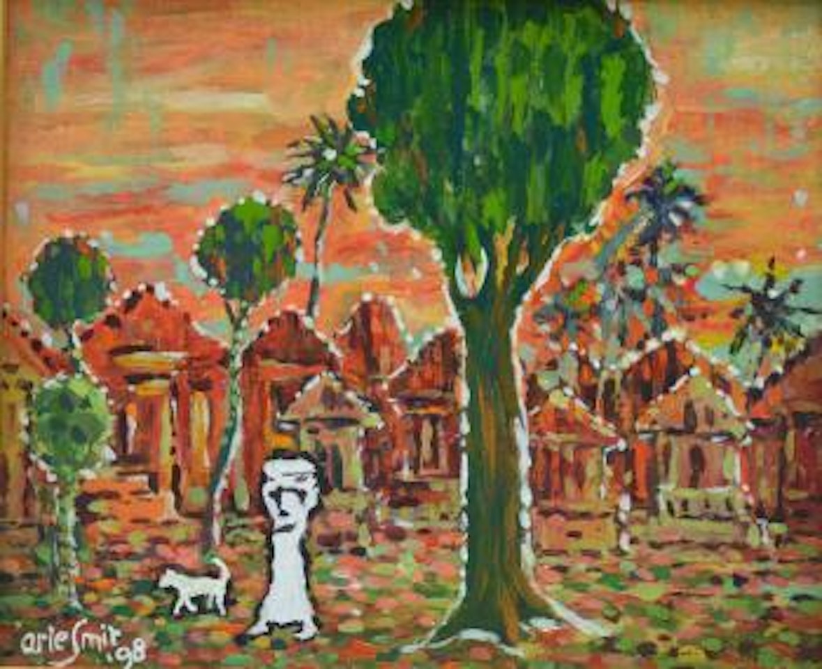 In the Village by Arie Smit