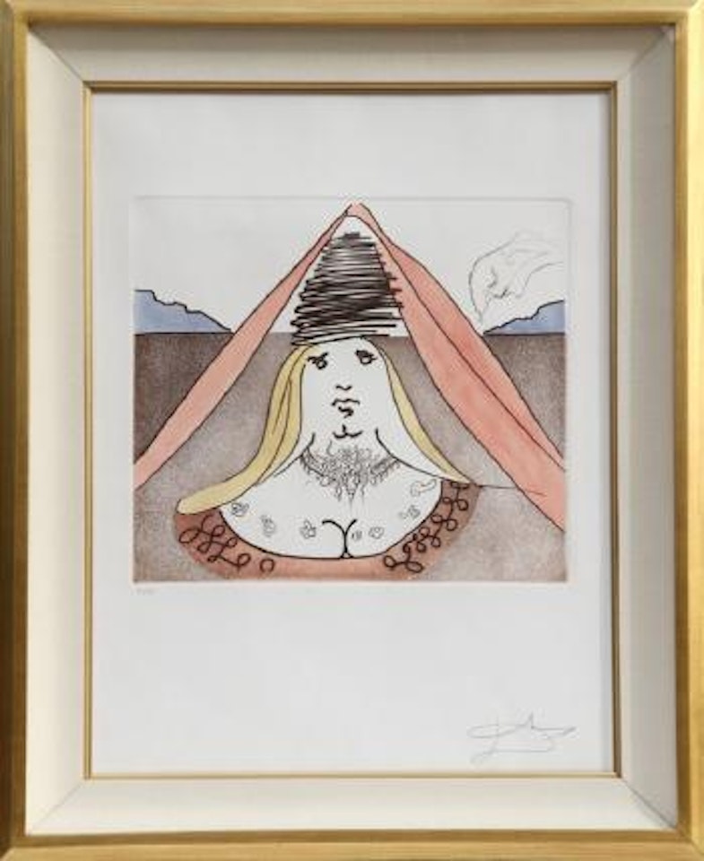 The Lady Dulcinea from Historia de Don Quichotte de la Mancha by Salvador Dali