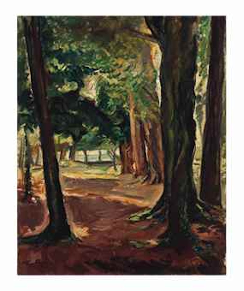 Les arbres, C�te de Gr�ce, Honfleur by Othon Friesz