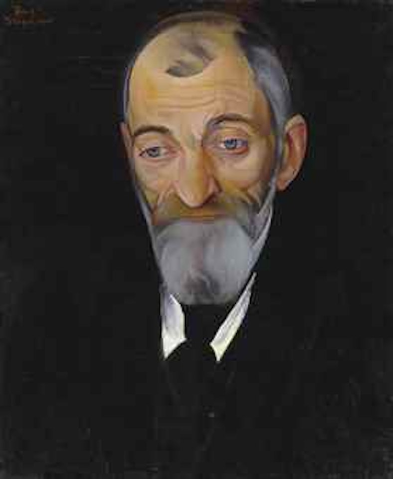 Portrait of Lev Shestov (1866-1938) by Boris Grigoriev