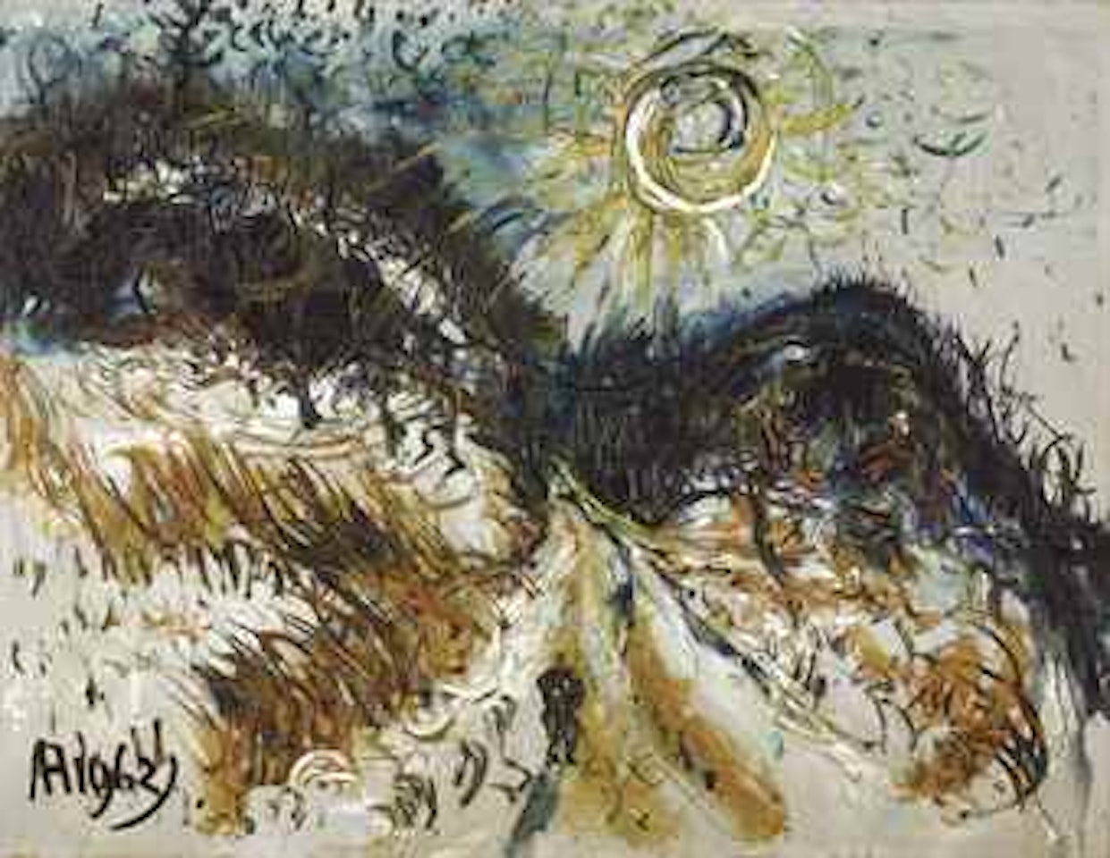 Snow in the Sun, USA by Affandi
