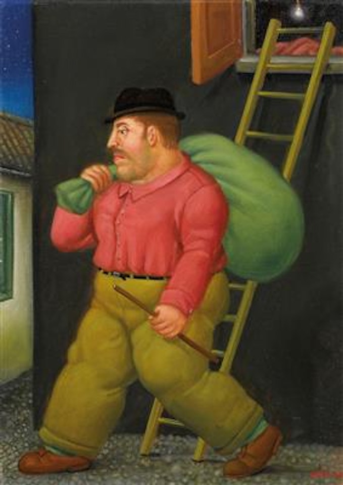 Un ladron (A thief) by Fernando Botero
