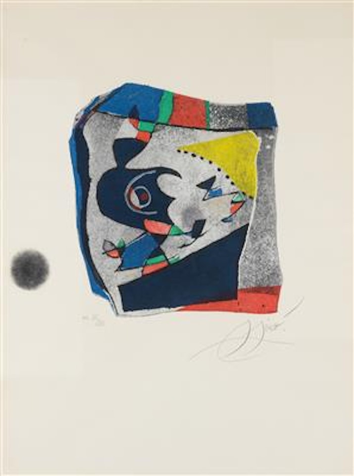(Montroig 1893-1983 Palma de Mallorca) "Gaudi IX" by Joan Miró