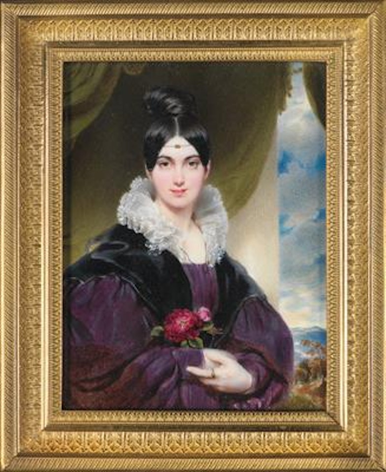 Portrait of Marie Daffinger by Moritz Michael Daffinger