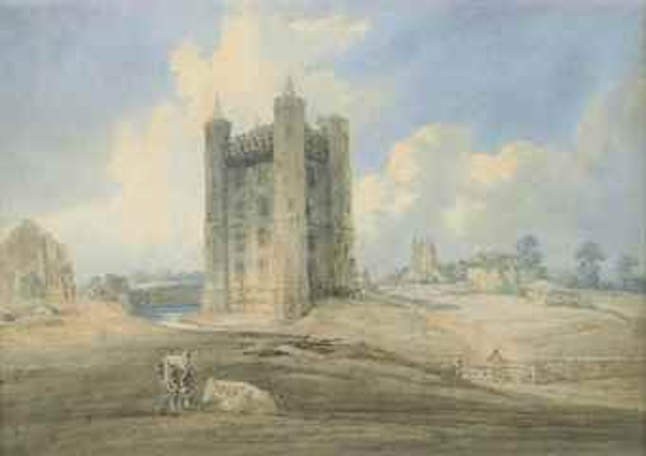 Tattershall Castle, Lincolnshire by Thomas Girtin