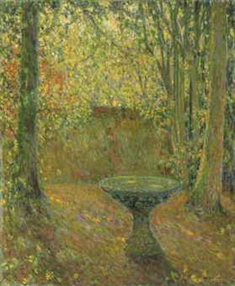 La table sous les arbres by Henri Le Sidaner