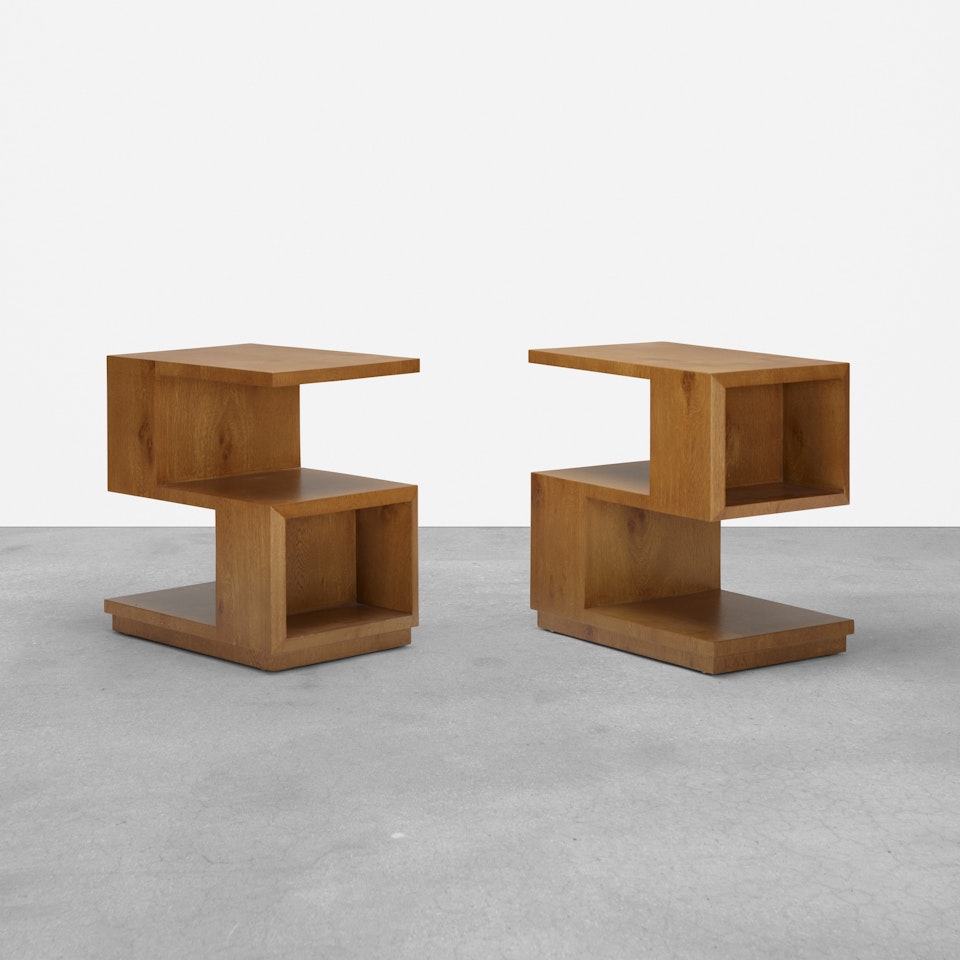 pair of occasional tables from the Morton D. May House by Samuel Marx