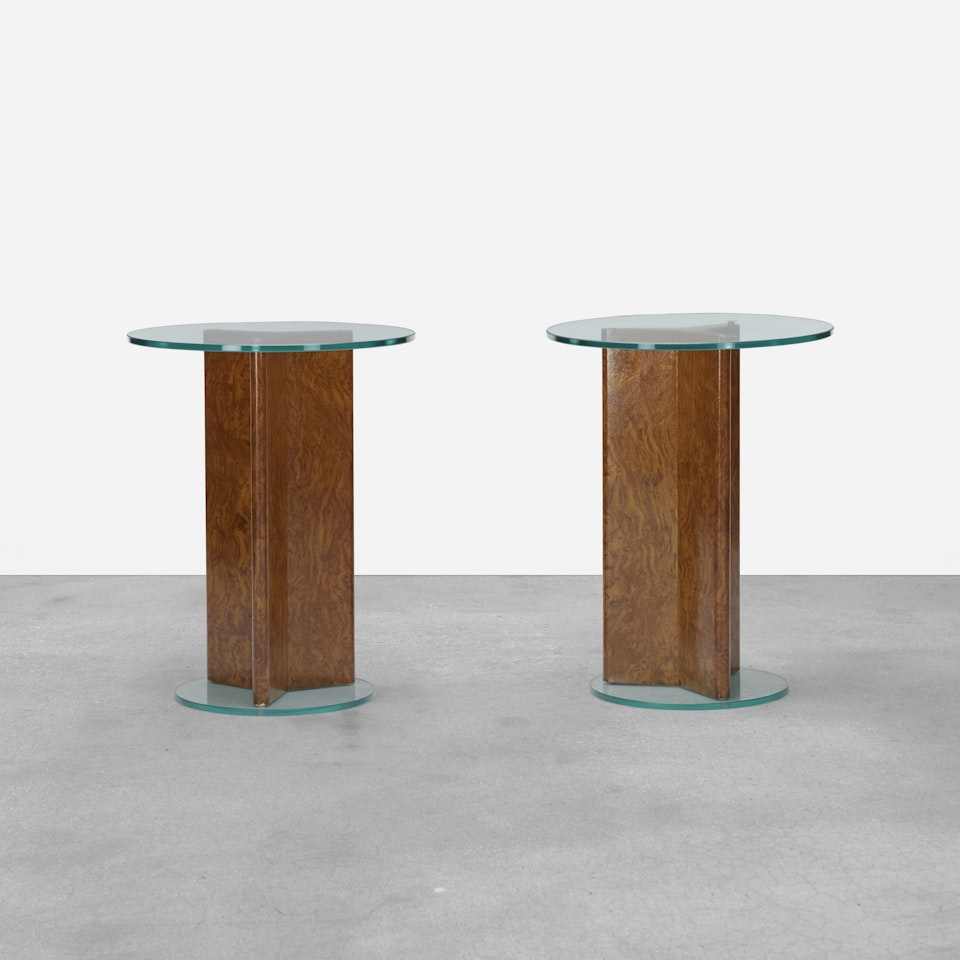 pair of occasional tables from the Morton D. May House by Samuel Marx
