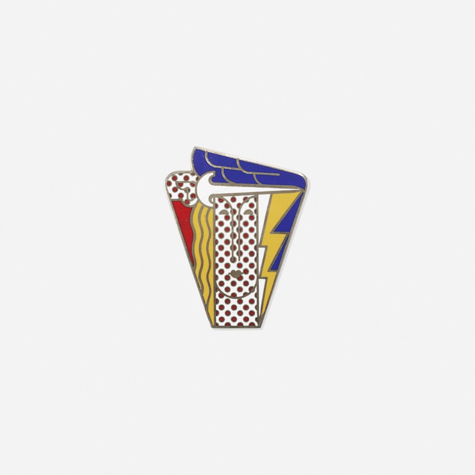Modern Head brooch by Roy Lichtenstein