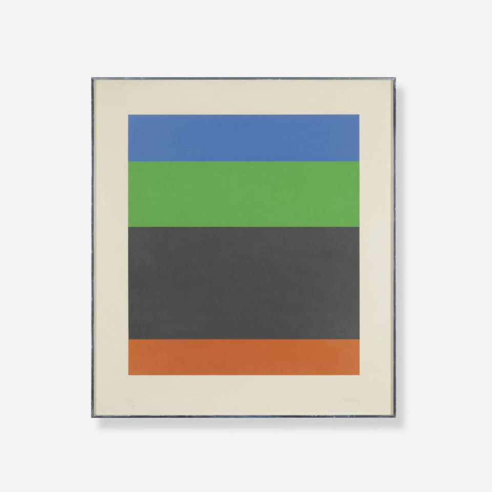 Blue Green Black Red by Ellsworth Kelly