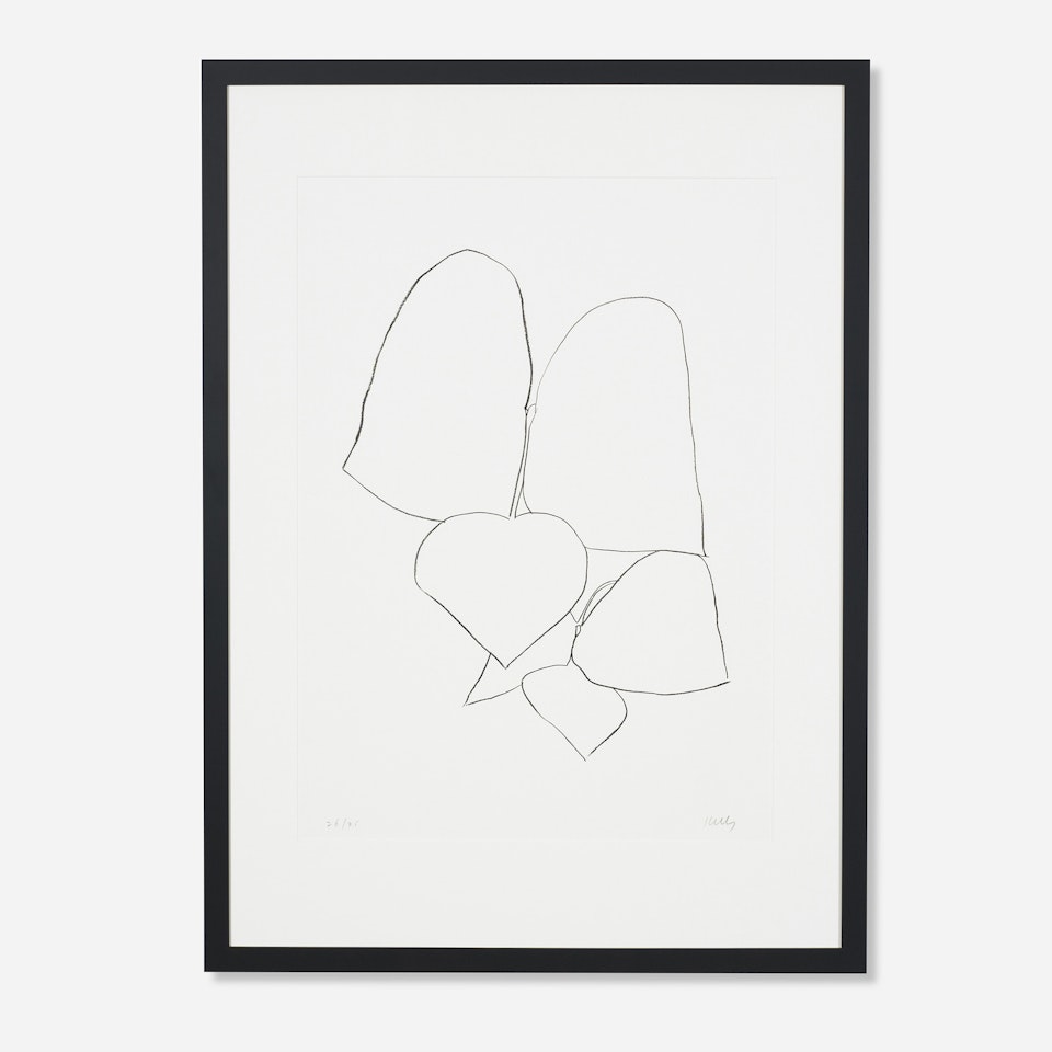 String Bean Leaves II by Ellsworth Kelly