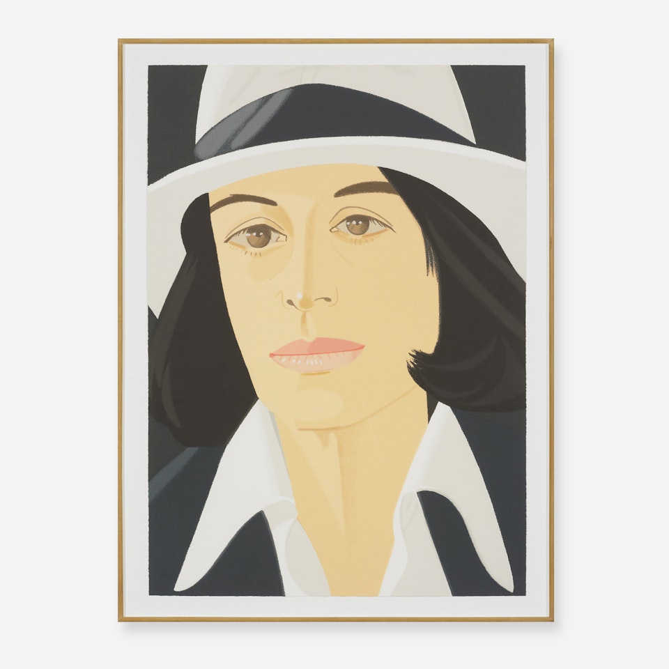 Ada in White Hat by Alex Katz
