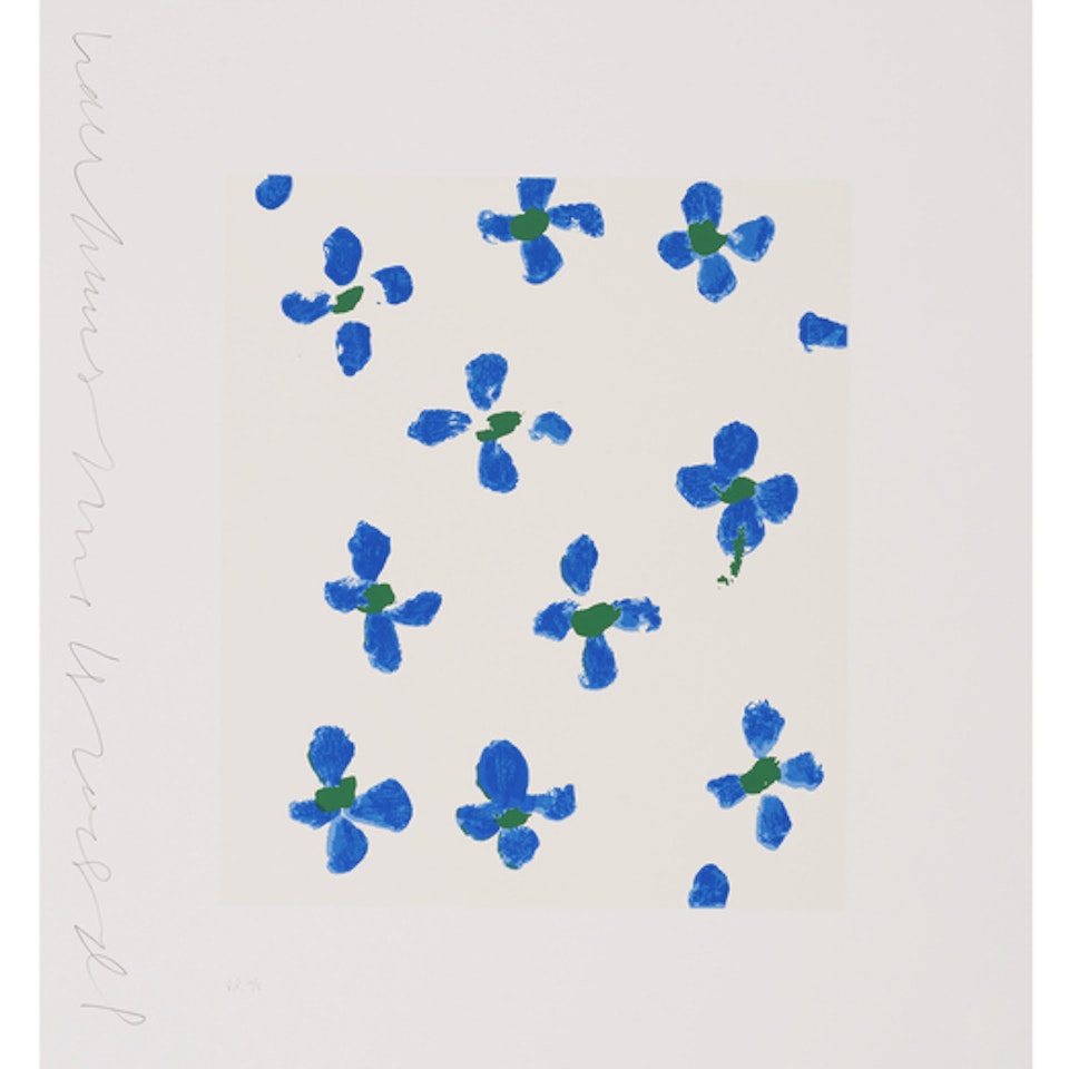 Wallflowers by Donald Sultan