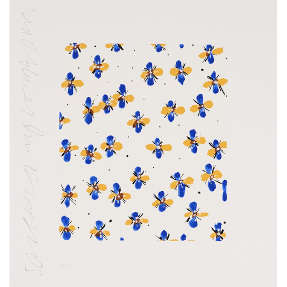 Wallflowers by Donald Sultan