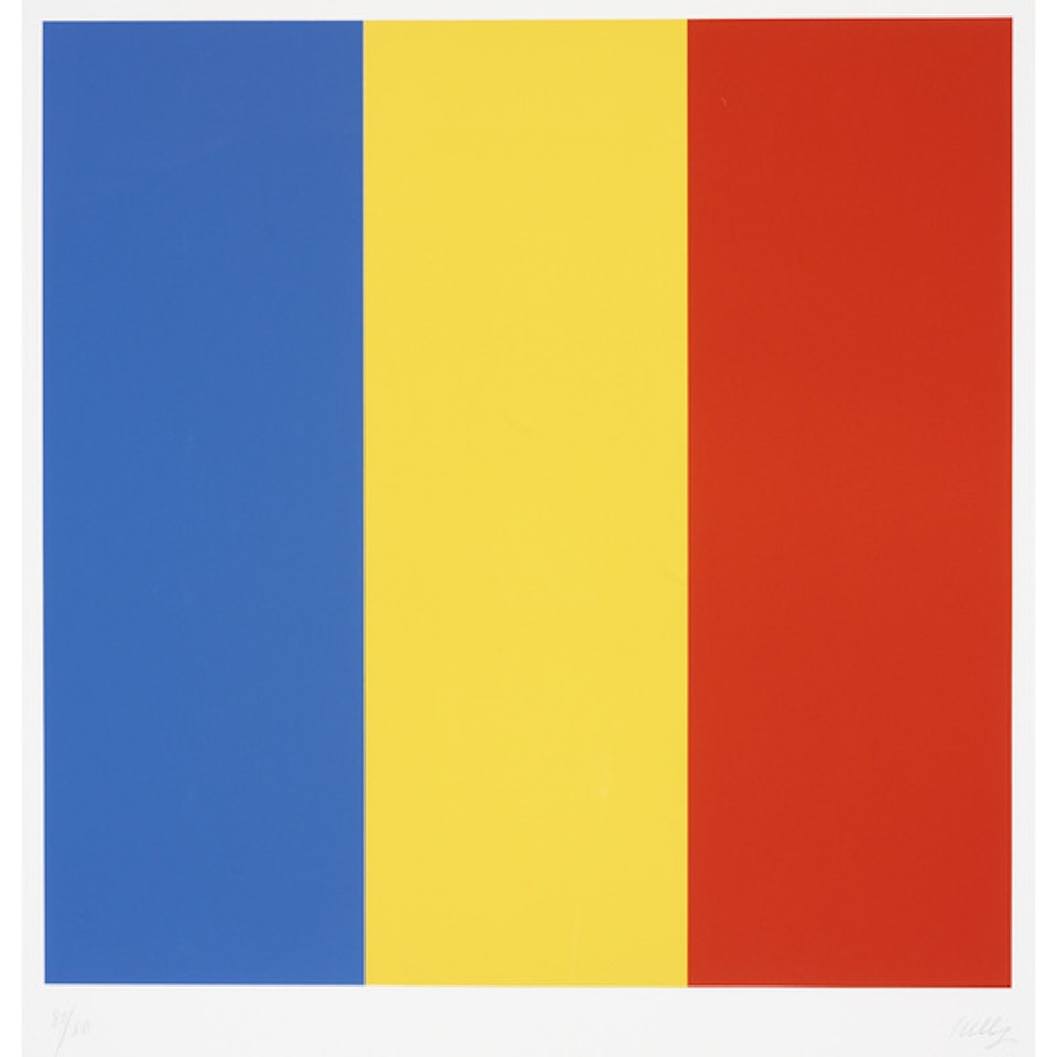 Blue/Yellow/Red (from M�moire de la Libert�) by Ellsworth Kelly