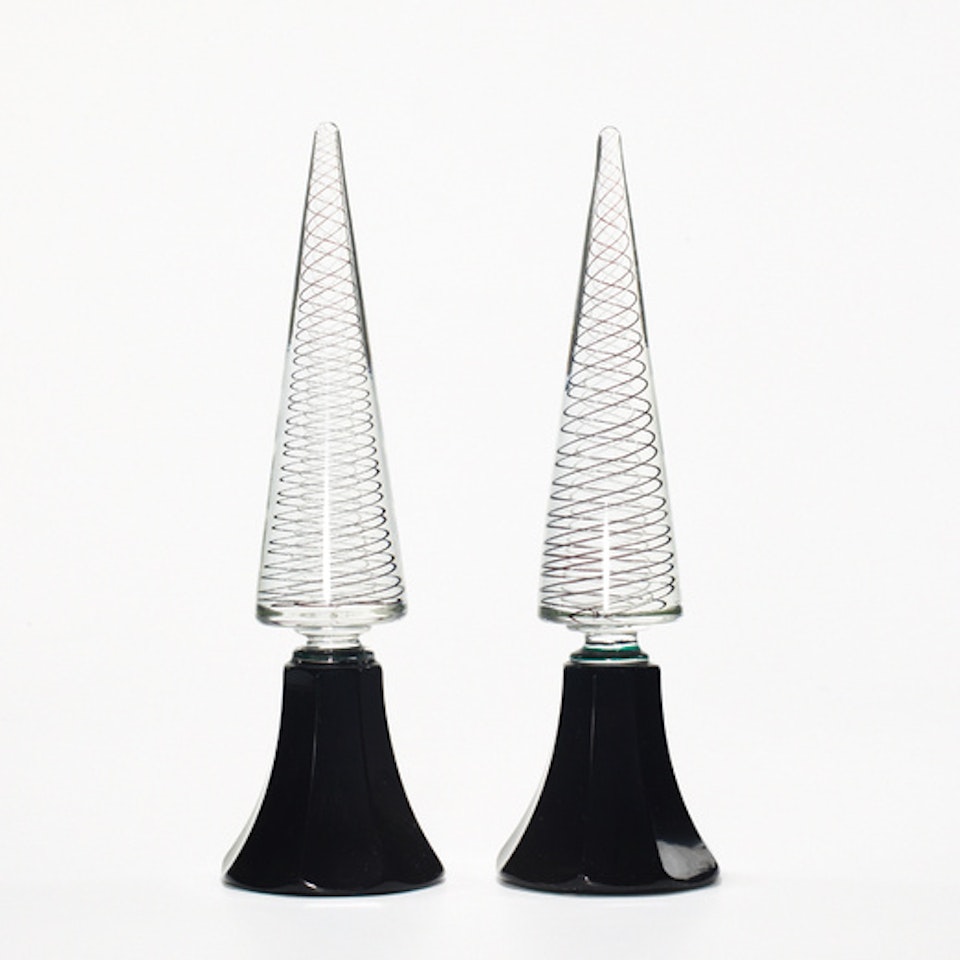 obelisks model 4263, pair by Paolo Venini