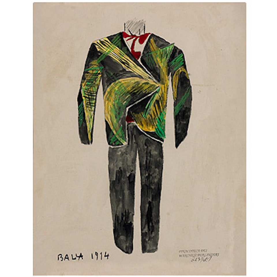 untitled (Futurist Suit) by Giacomo Balla