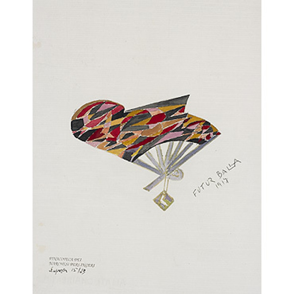untitled (Futurist Fan) by Giacomo Balla