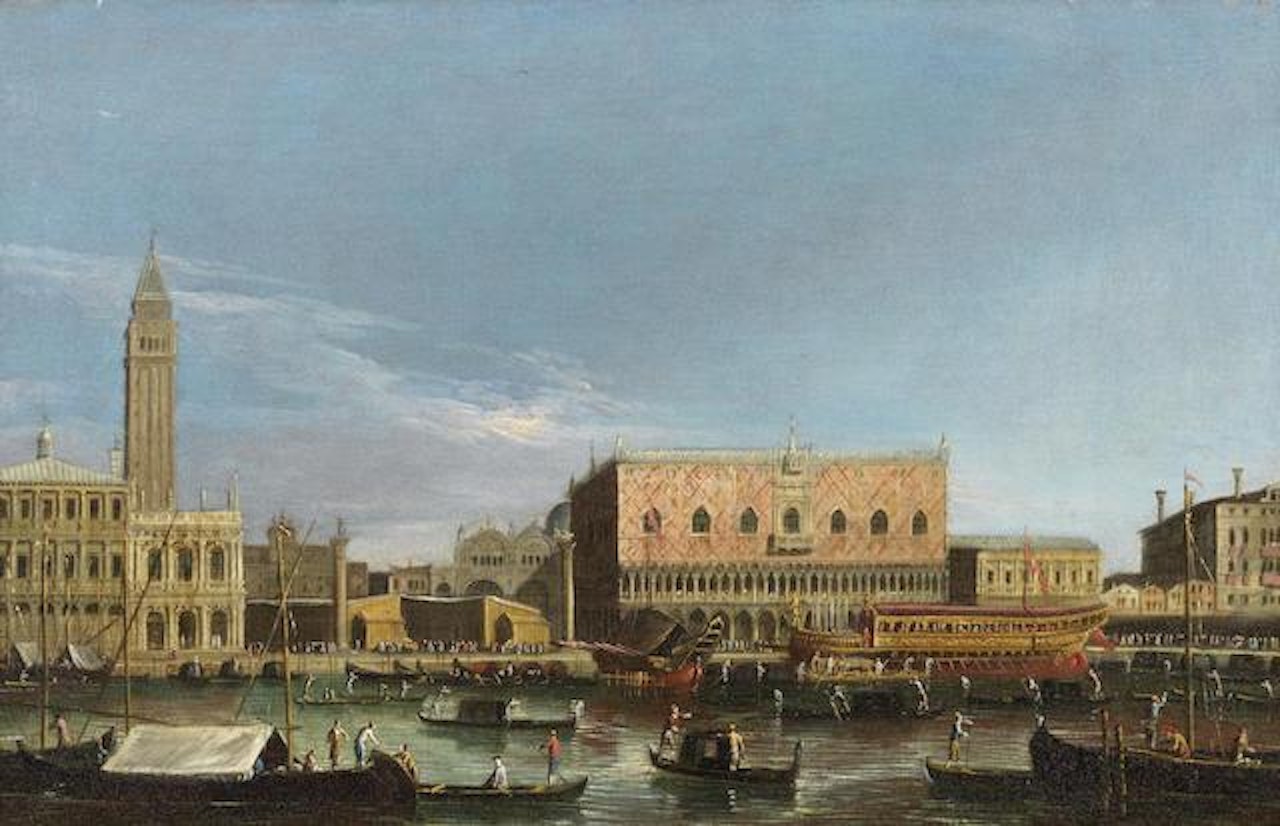 The Bacino di San Marco, Venice by Apollonio Domenichini