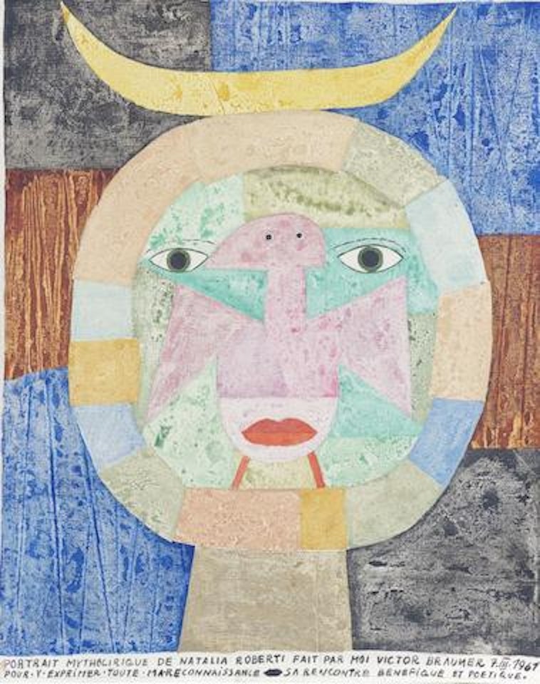 Portrait Mytholirique de Natalia Roberti by Victor Brauner