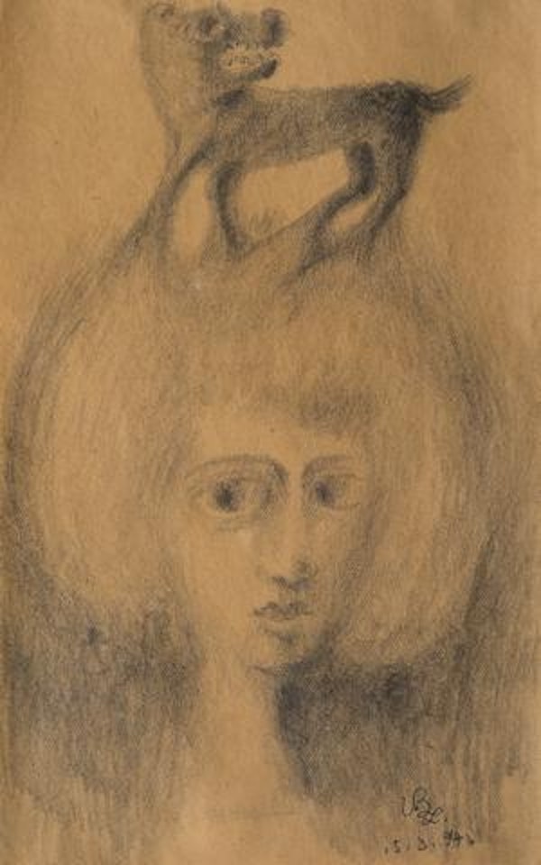 T�te de femme by Victor Brauner