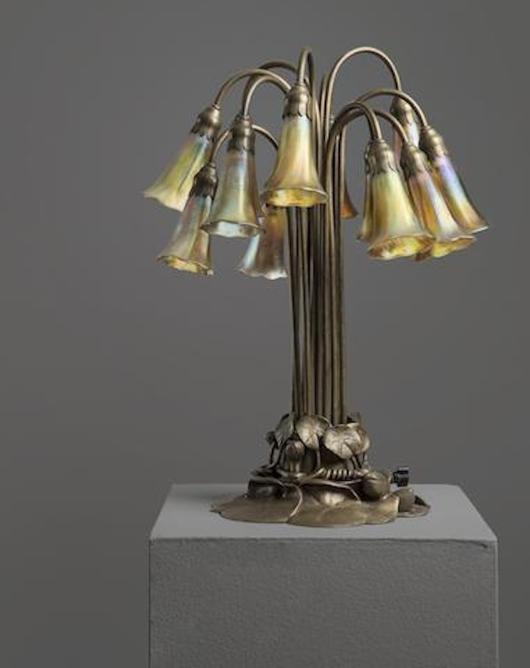 Twelve-light Lily lamp by Tiffany Studios